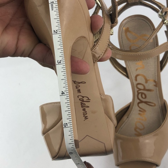 Sam Edelman nude sexy platforms - Picture 7 of 8